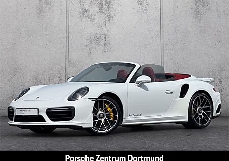 Porsche 991 911 Turbo S Cabriolet Burmester Verdeck Rot