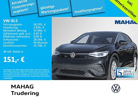 VW ID.5 Volkswagen Pro Perf. WÄRMEPUMPE CCS NaviPro IQ.LIGHT A