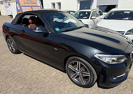 BMW 218 d Sport Line*Cabrio*Navi*Leder*