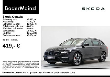 Skoda Octavia Combi RS 2.0 TSI DSG AHK Matrix HUD Navi