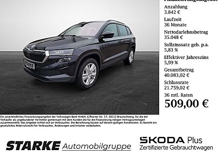 Skoda Karoq 2.0 TDI DSG 4x4 Drive Panodach AHK Navi L