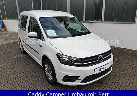 VW Caddy Volkswagen TSI Trendline BMT Campingbett Navi