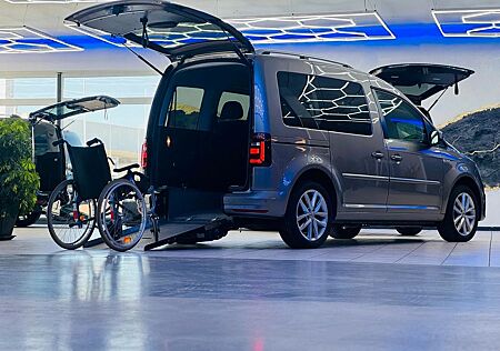 VW Caddy Volkswagen -1,4-DSG-Highline-Rollstuhlgerecht-Rampe