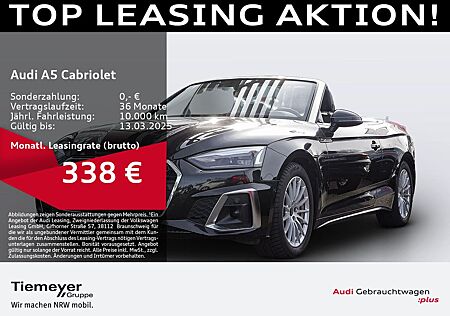 Audi A5 Cabrio 40 TFSI S LINE MEMORY TEILLEDER VIRTUA