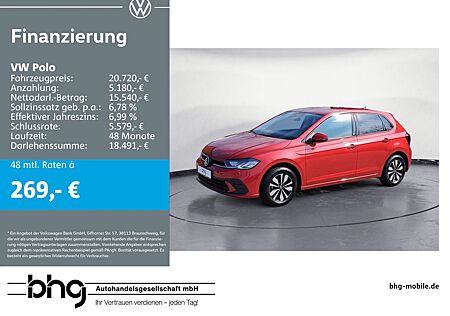 VW Polo Volkswagen 1.0 TSI OPF DSG Move