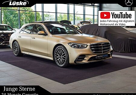 Mercedes-Benz S 580 e lang AMG Line kalaharigold MATT Exklusiv