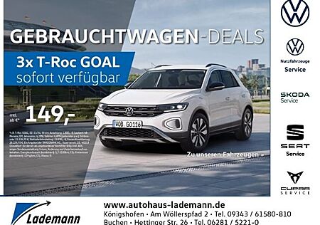 VW T-Roc Volkswagen 1.0 TSI Goal LED+NAVIGATION+KLIMA+ACC+SHZ