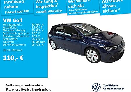 VW Golf Volkswagen VIII 2.0 TDI DSG GTD Navi LEDPlus DAB+ Fron
