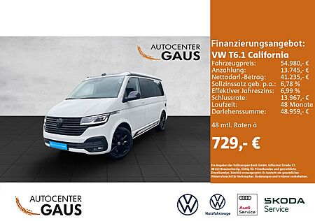 VW T6 California Volkswagen T6.1 California Beach Camper "Edition" 2,0 l 150