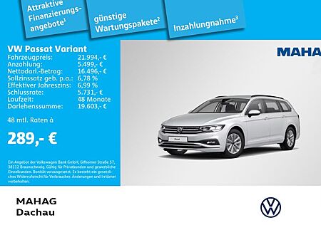 VW Passat Variant Volkswagen Business 2.0 TDI LED Navi ParkPil