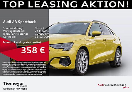 Audi A3 Sportback 40 TFSIe DESIGN SELECTION LM18 TEIL
