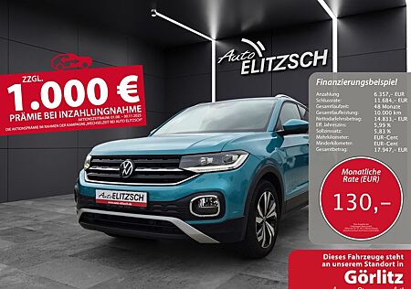 VW T-Cross gebraucht kaufen VW T-Cross Volkswagen TSI Style DSG LED Navi ACC RFK SH 17"