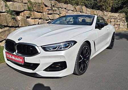 BMW M850 Cabrio xDrive*2HD*Weiss Met LP 153400 Bru