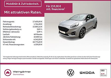 Ford Puma ST-Line X MildHybrid, Bi-LED, Navi, Winterp