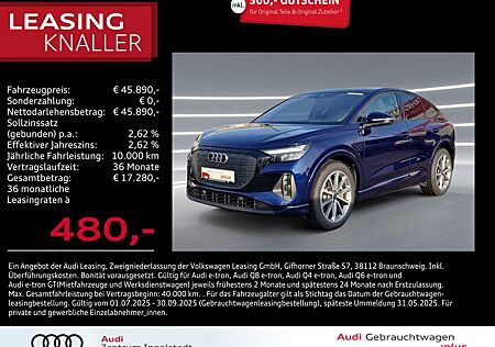 Audi Q4 e-tron Q4 Sportback e-tron 45 qu NAVI AHK 20" Advanced