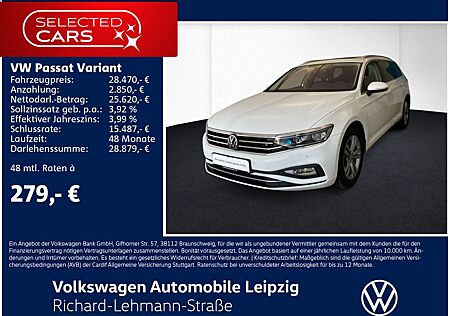 VW Passat Variant Volkswagen Business 2.0 TDI DSG *Leder*