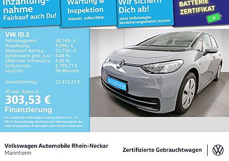 VW ID.3 Volkswagen Pro Performance Navi LED PDC uvm
