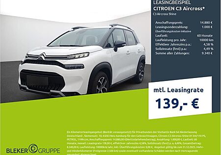 Citroën C3 Aircross PureTech 110 S&S Shine