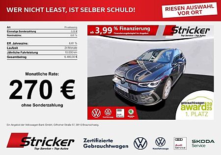VW Golf Volkswagen GTI 2.0TSI DSG 270,-ohne Anzahlung Pano Hea