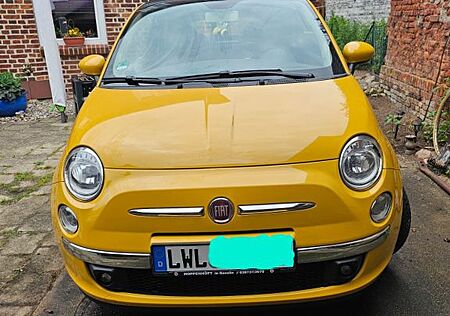 Fiat 500C 1.2 8V Lounge C Sole Gelb