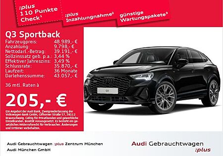 Audi Q3 Sportback 40 TFSI qu. S tronic S line AHK/ACC