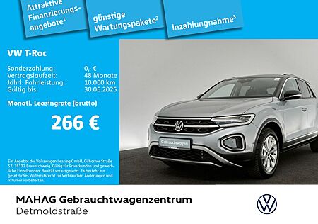 VW T-Roc Volkswagen 1.5 TSI STYLE AHK Navi LED Sitzhz. DSG