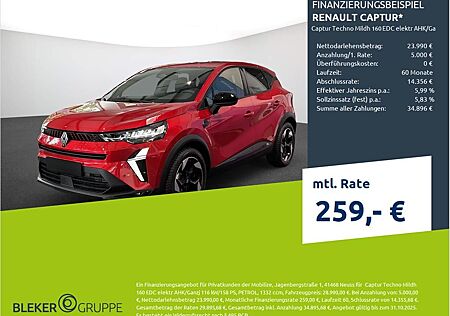 Renault Captur Techno Mildh 160 EDC elektr AHK/Ganzj