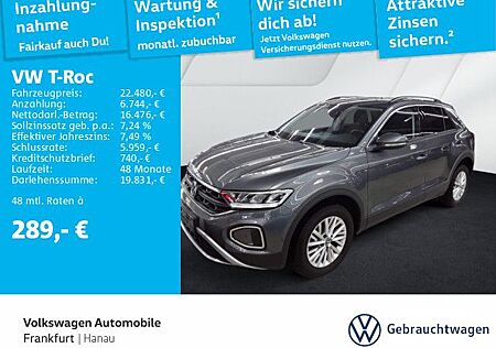 VW T-Roc Volkswagen 1.0 TSI Life Navi LED LaneAssist ParkAssis