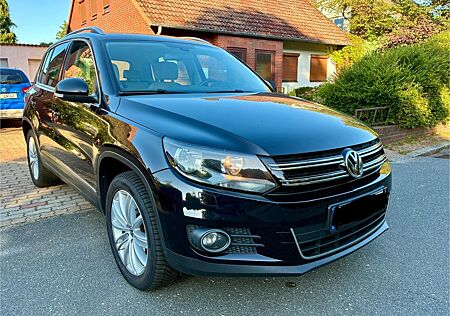 VW Tiguan Volkswagen 2.0 TDI BMT 4M Sport&Style'DSG'Leder-beig