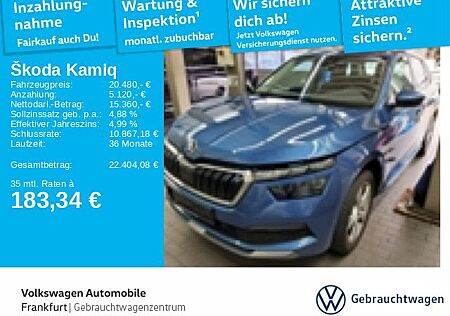 Skoda Kamiq 1.0 TSI DSG Navi Style LED AHK Rückfahrkam
