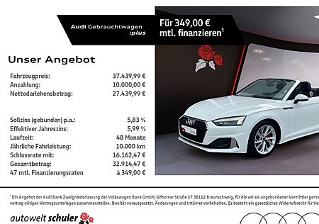 Audi A5 Cabriolet 40 2.0 TFSI S-tronic RFK Navi Matri