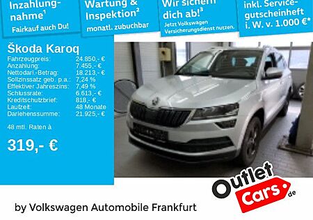 Skoda Karoq 2.0 TDI DSG Clever 4x4 Navi LED Rückfahrka