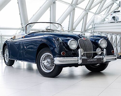 Jaguar XK 150 Roadster 3.4 | OTS | Blue over Tan |
