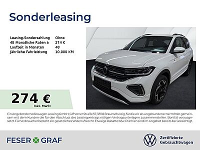 Volkswagen T-Cross R-Line 1.5 TSI DSG Navi AHK Kamera LED S