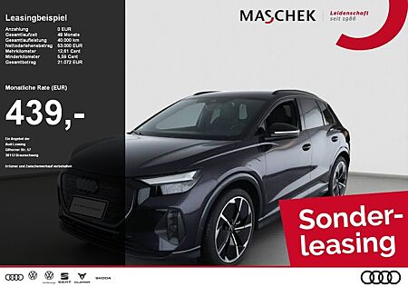 Audi Q4 e-tron S line 55 AHK BlackEd Wärmep 21Zoll VC