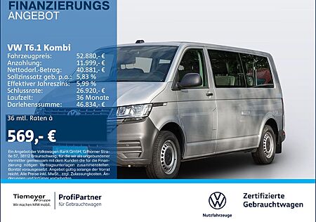 VW T6 Kombi Volkswagen T6.1 Kombi ALLRAD LR 8-SITZE AHK