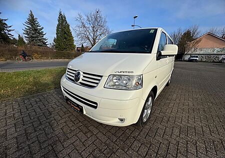 VW T5 Transporter Volkswagen T5 United 2.5TDI AHK keine Rost Scheckheftgepfle