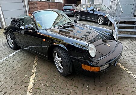 Porsche 964 Carrera 4 Cabrio deutsch unfallfrei Historie