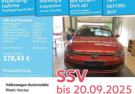 VW Golf Volkswagen VIII Variant 1.5 eTSI Style LED DSG Navi AH