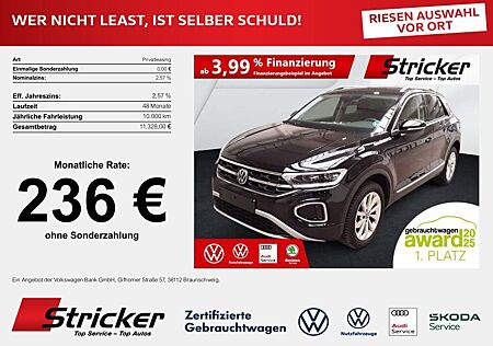 VW T-Roc Volkswagen Style 1.5TSI DSG 236,-ohne Anzahlung AHK N