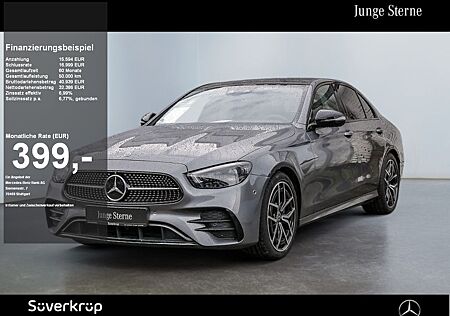 Mercedes-Benz E 220 d AMG NIGHT DISTR PANO SPUR AHK 360 WIDE