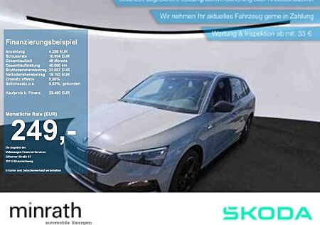 Skoda Scala 1.5 TSI Monte Carlo AHK PANO LM17 LED GRA