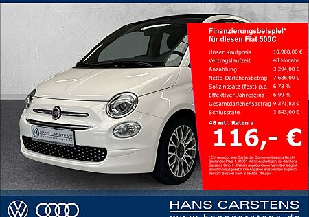 Fiat 500C 1.2 Cabrio 8V Lounge S&S Klima Tempomat