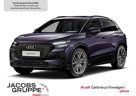 Audi Q4 e-tron gebraucht kaufen Audi Q4 e-tron 45 2xS line/Black/Pano/HuD/AHK/Wärmepu