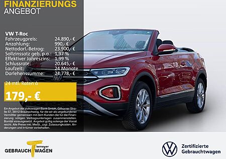 VW T-Roc Volkswagen Cabrio 1.0 TSI STYLE NAVI LED+ KAMERA ALLW