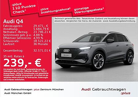 Audi Q4 e-tron Q4 45 e-tron qu. 2x S line ACC/B&O/Optikpaket