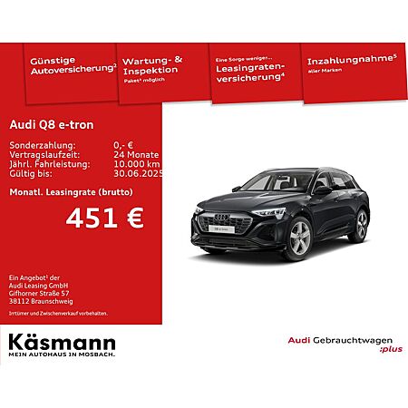 Audi Q8 e-tron leasen