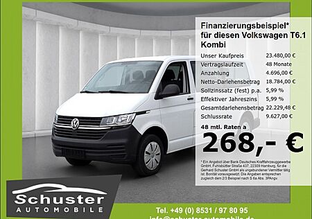 VW T6 Kombi Volkswagen T6.1 Kombi LR 9-Sitzer 2.0TDI*AHK Klima Bluetoo