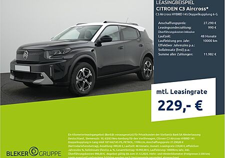 Citroën C3 Aircross HYBRID 145 Doppelkupplung 6-Gang MA