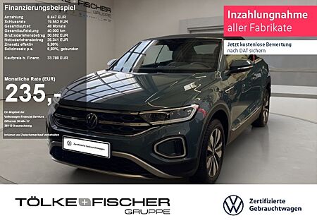 VW T-Roc Volkswagen Cabriolet 1.0 TSI Move Virtual ACC LM